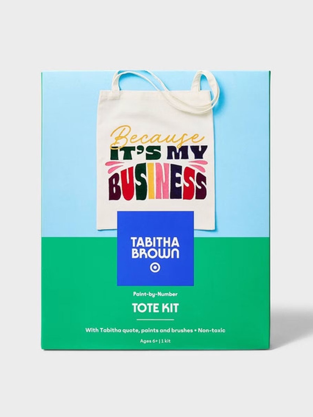 Tabitha Brown for Target DIY Paint by Numbers Tote Bag- Set of 2